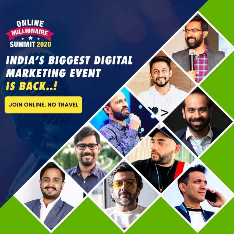 Online Millionaire Summit 2020 - India Biggest Digital Marketing Event Online